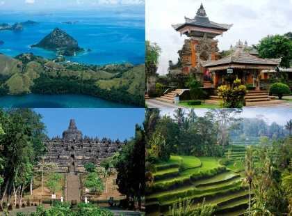 природа и храмы Индонезии